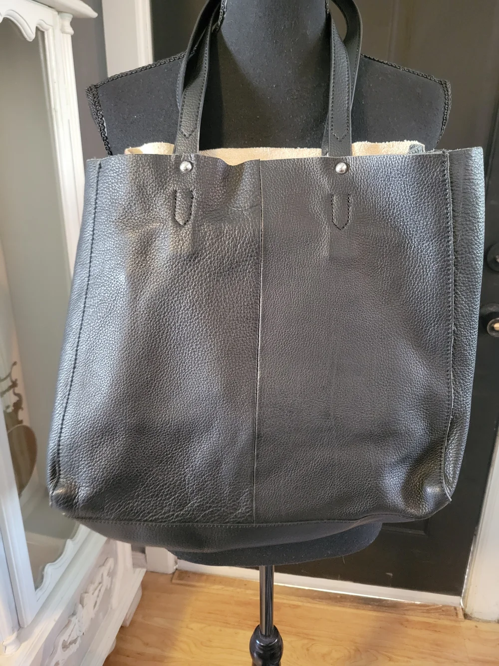 Sanctuary Leopard-Print Hobo with Black Trim